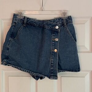 Denim Skort